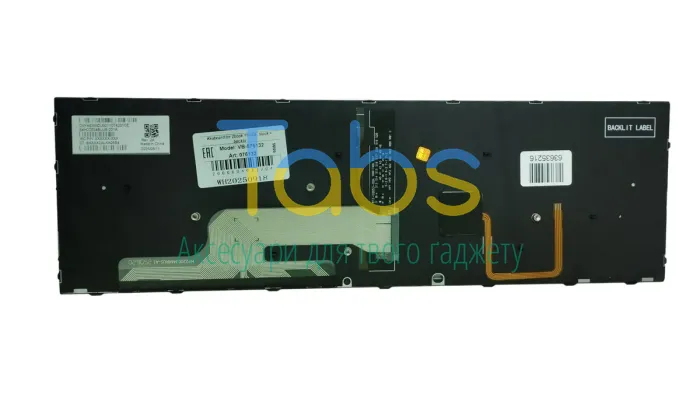 Клавиатура для ноутбука HP Zbook (15U G5) Black с подсветкой (Light) (Silver Frame) RU - зображення 1