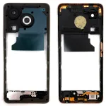 Рамка корпусу Infinix Smart 8 X6525 (золотиста зі склом камери)