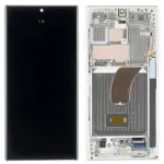 Дисплей для Samsung Galaxy S23 Ultra 5G S918 з тачскріном (оригінал OEM SP із кремовою рамкою)
