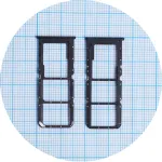Тримач SIM карти та карти пам'яті Oppo A54 4G (чорний, Crystal Black на 2 Sim)