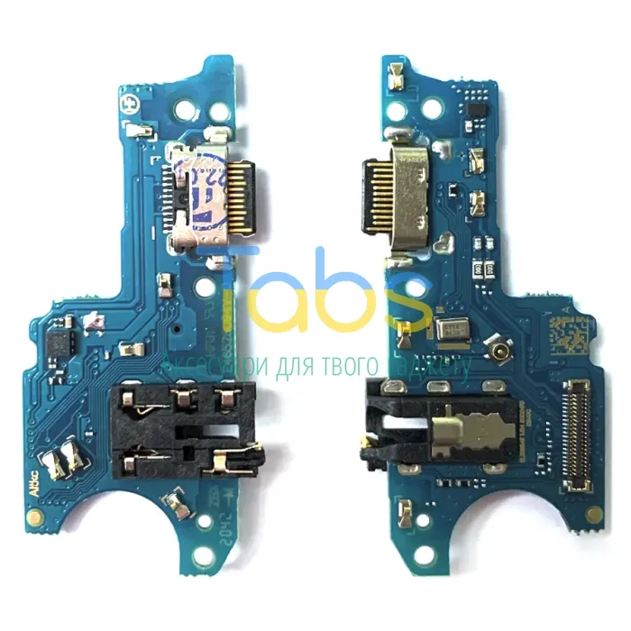 Шлейф Samsung Galaxy A02s A025F, A03s A037F з роз'ємами зарядки, навушників та мікрофоном - нижня плата - зображення 1