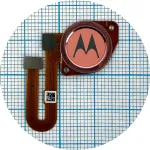Шлейф Motorola Moto G9 Play XT2083-3 зі сканером відбитка пальця (рожевий)