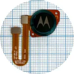Шлейф Motorola Moto G9 Play XT2083-3 зі сканером відбитка пальця (зелений)