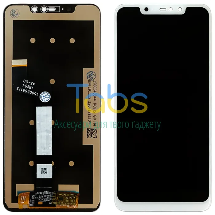 Дисплей для Xiaomi Redmi Note 6 Pro M1806E7TG з тачскріном (білий ) Original Quality - зображення 1
