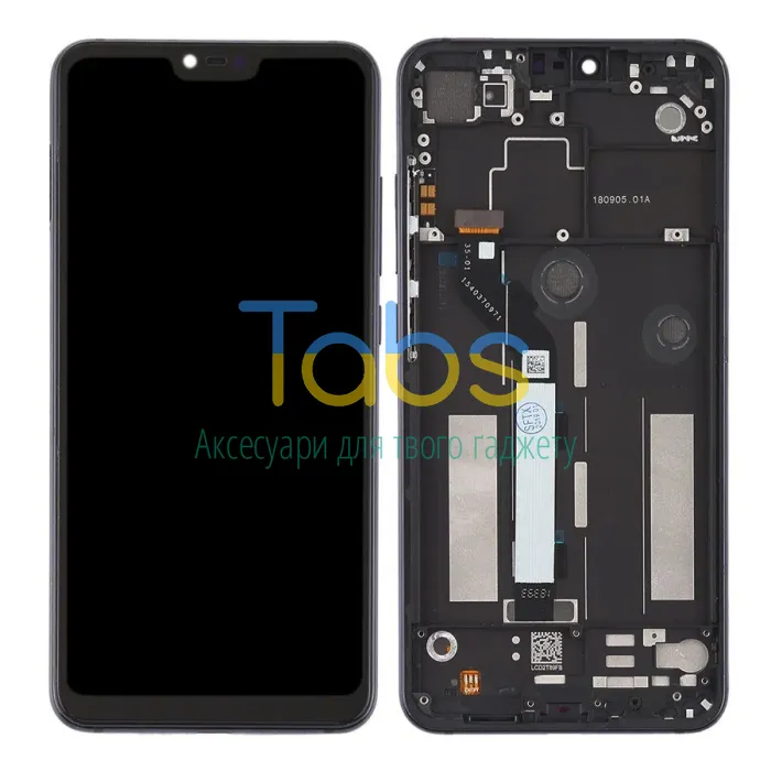 Дисплей для Xiaomi Mi8 Lite, Mi 8X M1808D2TG з тачскріном (з чорною рамкою) - зображення 1