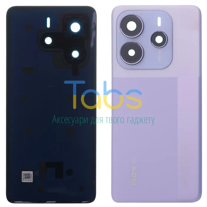Задняя крышка для Xiaomi Redmi Note 14 5G (фіолетова Original New зі склом камери) - изображение 1