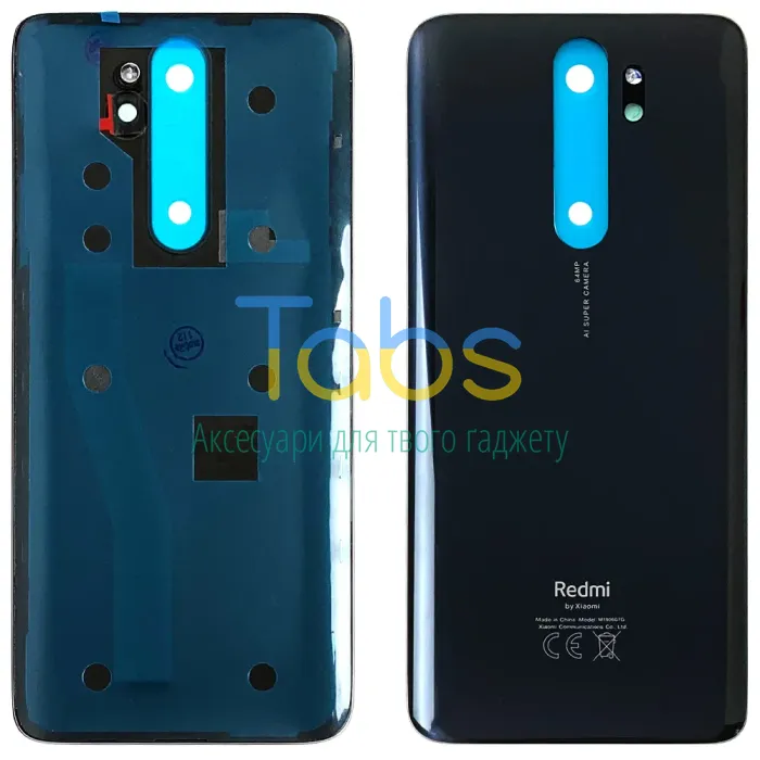Задня кришка для Xiaomi Redmi Note 8 Pro M1906G7I (чорна Original New) - зображення 1