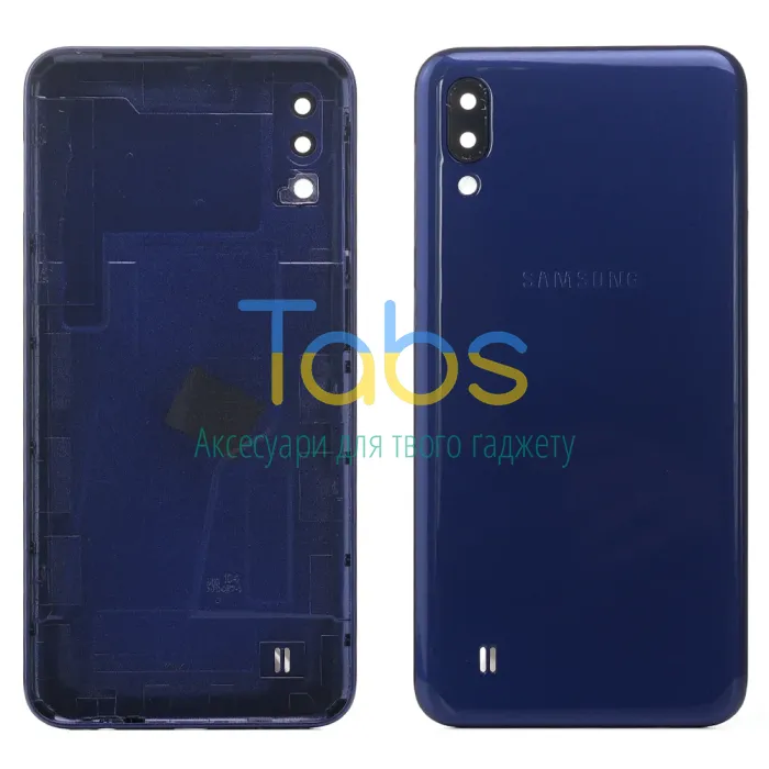 Задня кришка для Samsung Galaxy M10 M105F (синій зі склом камери) Original Quality - зображення 1