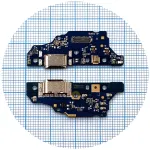Шлейф Motorola Moto G23 XT2333, Moto G13 XT233 із роз'ємом зарядки - нижня плата High Quality