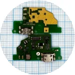 Шлейф Nokia C10 C20 з роз'ємом зарядки та мікрофоном - нижня плата Original Quality