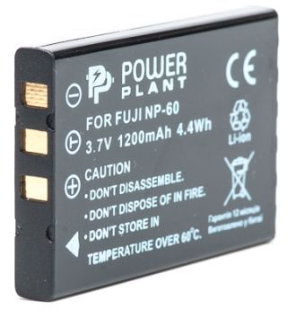 Акумулятор PowerPlant Fuji NP-60, SB-L1037, SB-1137, D-Li12, NP-30, KLIC-5000, LI-20B 1200mAh