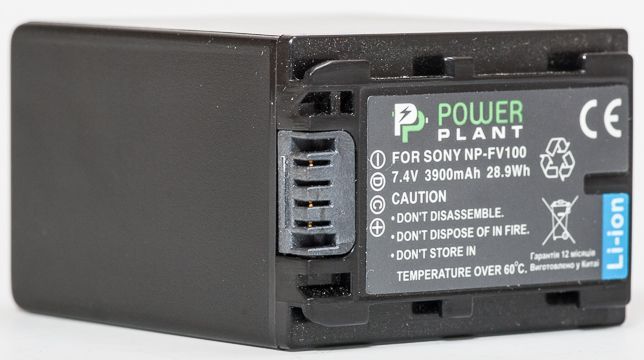 Акумулятор PowerPlant Sony NP-FV100 3900mAh