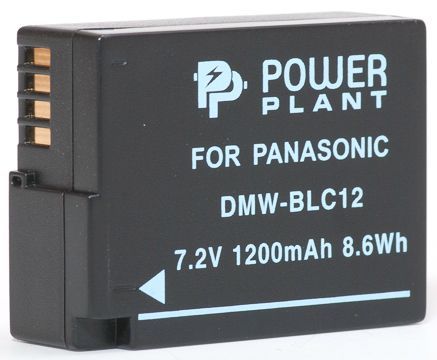 Акумулятор PowerPlant Panasonic DMW-BLC12, DMW-GH2 1200mAh