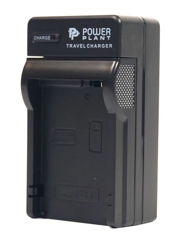 Мережевий зарядний пристрій PowerPlant Canon LP-E8 Slim