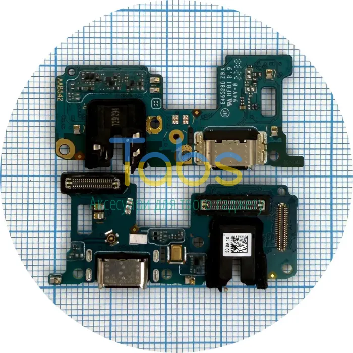 Шлейф Realme 10 RMX3630, Realme 11 4G RMX3636 з роз'ємами зарядки, навушників та мікрофоном - нижня плата Original Quality - зображення 1