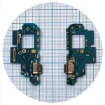 Шлейф Samsung Galaxy A54 A546B з роз'ємом зарядки та мікрофоном - нижня плата Original Quality
