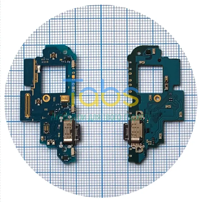 Шлейф Samsung Galaxy A54 A546B з роз'ємом зарядки та мікрофоном - нижня плата Original Quality - зображення 1
