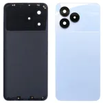 Задня кришка для Realme Note 50 (блакитна зі склом камери) Original Quality