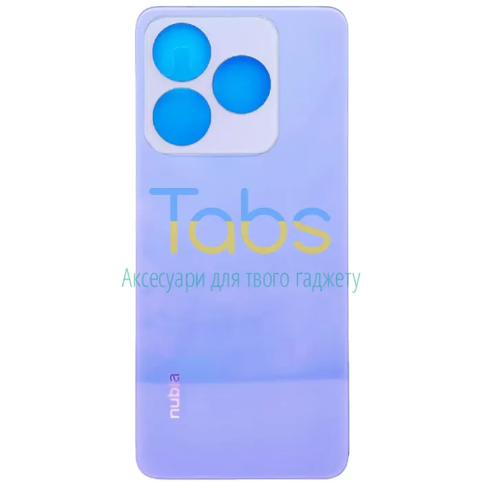 Задня кришка для ZTE Nubia V60 Design (фіолетова зі склом камери) Original Quality - зображення 1
