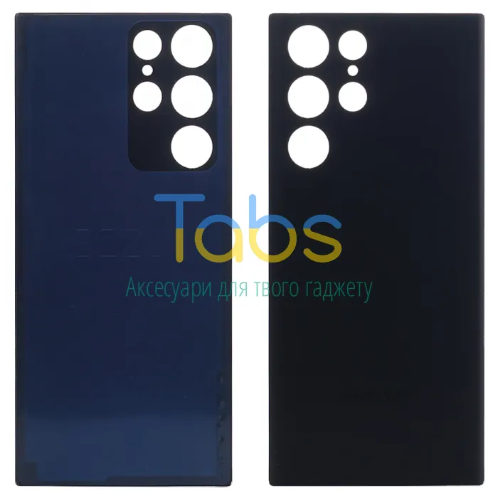 Задня кришка для Samsung Galaxy S22 Ultra 5G S908 (чорна ) Original Quality - зображення 1