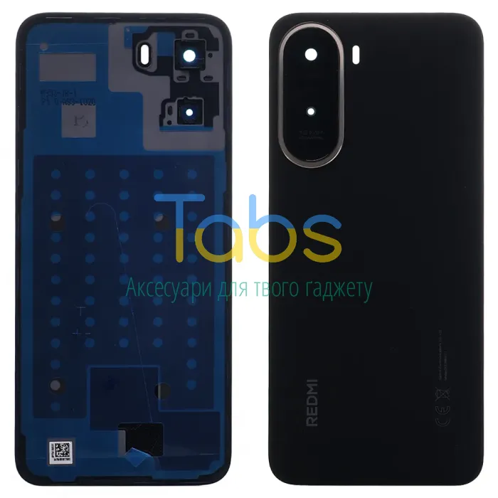 Задня кришка для Xiaomi Redmi A7 Pro (чорна оригінал OEM зі склом камери) - изображение 1
