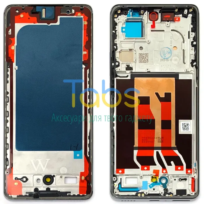 Рамка дисплея Oppo Reno10 Pro (сіра ) Original Quality - изображение 1