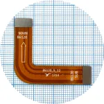 Шлейф Xiaomi Pad 5 11", Pad 5 Pro міжплатний - основний (тип L Pad 5) Original Quality