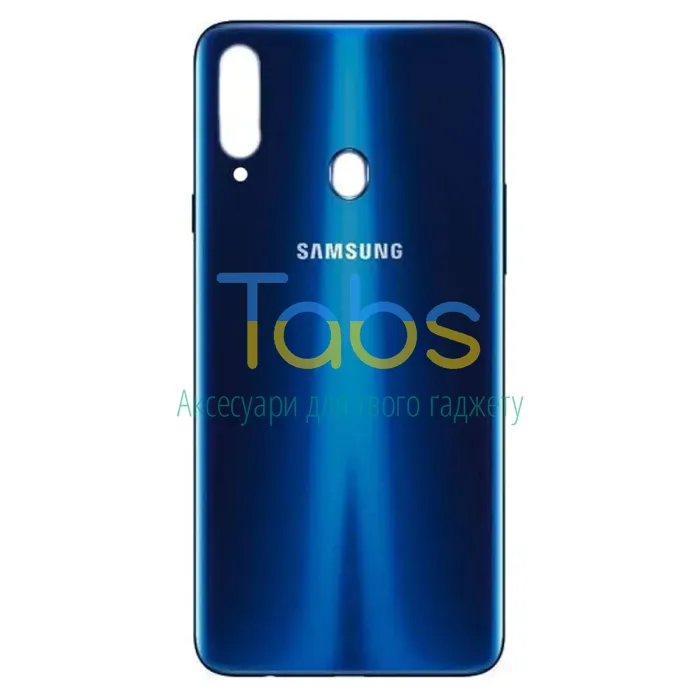 Задняя крышка для Samsung Galaxy A20s 2019 A207F (синя) Original Quality - изображение 2