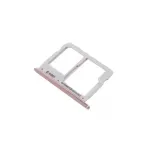 Тримач Sim карти Samsung Galaxy A3 2016 A310, A5 2016 A510, A7 2016 A710H (рожевий 2 SIM (1 SIM + Micro SD))