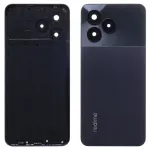 Задня кришка для Realme Note 50 (чорна  зі склом камери) Original Quality