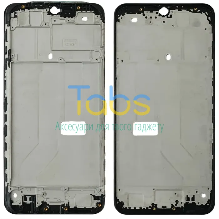 Рамка дисплея Oppo A5S A7 A12 A12s, Realme 3 3i (чорна) - зображення 1