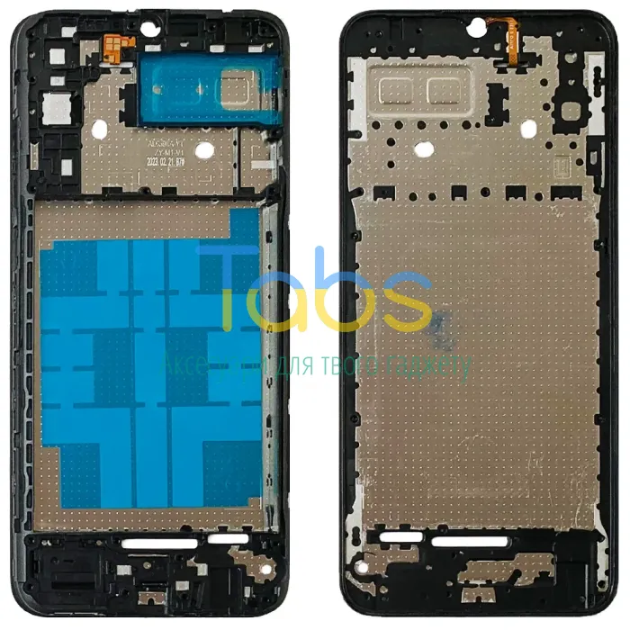Рамка дисплея Samsung Galaxy A04e A042F (чорна) - зображення 1
