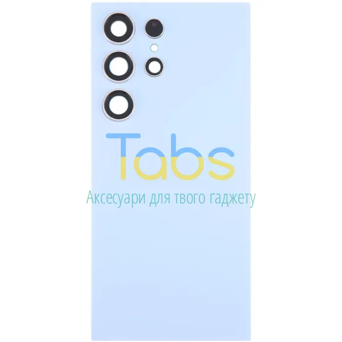 Задня кришка для Samsung Galaxy S24 Ultra S928 (блакитна, Titanium Blue зі склом камери) Original Quality - зображення 2