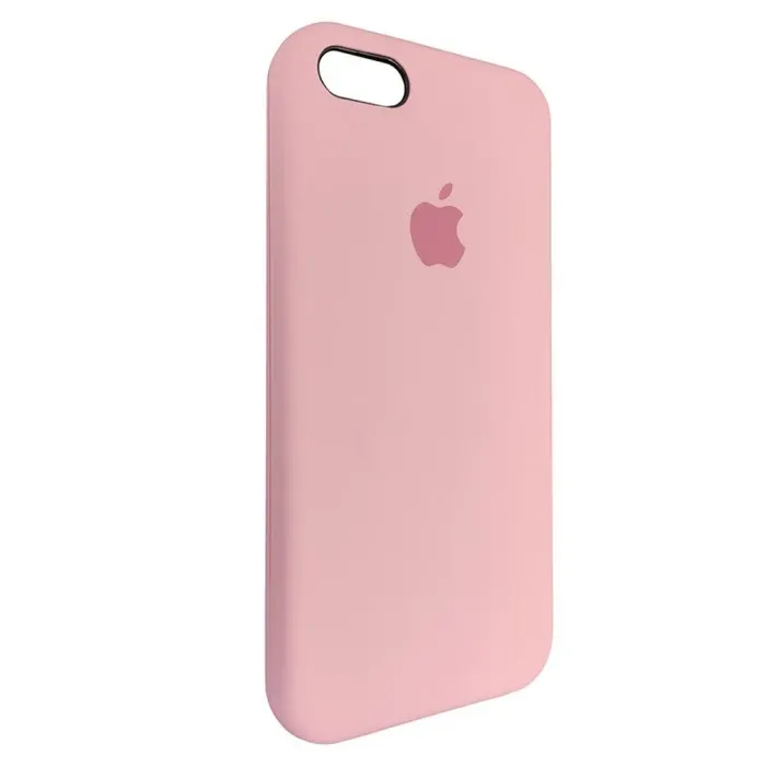 Чохол Quality Silicone Case iPhone 5/5s/5SE Light Pink (6)