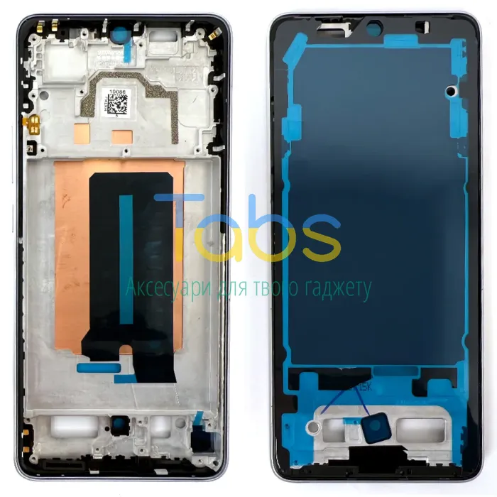 Рамка дисплея Xiaomi Poco X6 Pro, Redmi K70E (сіра ) Original Quality - изображение 1