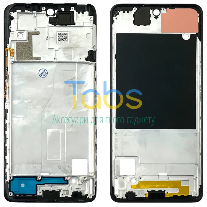 Рамка дисплея Xiaomi Redmi Note 10 Pro, Note 10 Pro Max (чорна ) Original Quality - изображение 1