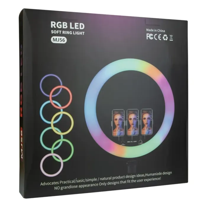 Лампа RGB MJ56 56cm Remote Чорний - зображення 2