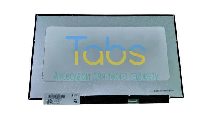 Матрица для ноутбука 15.6", Slim (тонкая), 30 pin eDP (снизу справа), 1920x1080, Светодиодная (LED), без креплений, матовая, BOE-Hydis, NV156FHM-N61 - изображение 1