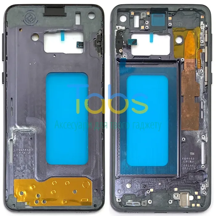 Рамка дисплея Samsung Galaxy S10e (чорна оригінал 100%) - зображення 1