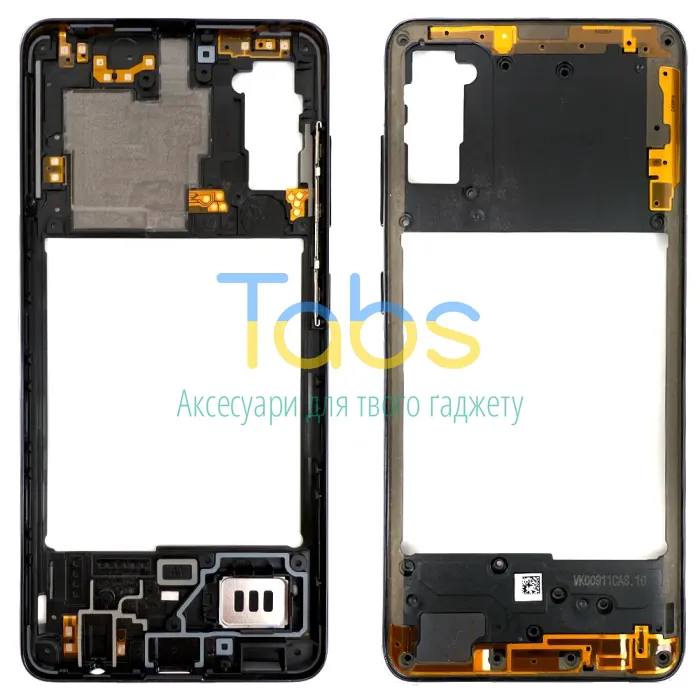 Рамка корпусу Samsung Galaxy A41 2020 (чорна ) Original Quality - зображення 1