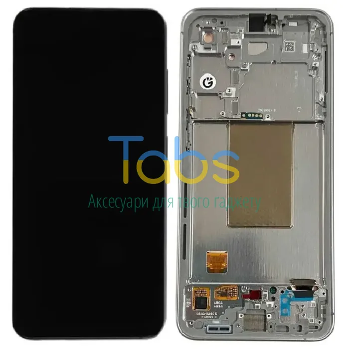 Дисплей для Samsung Galaxy S24 FE S721 з тачскріном (оригінал OEM SP із сріблястою рамкою) - зображення 1