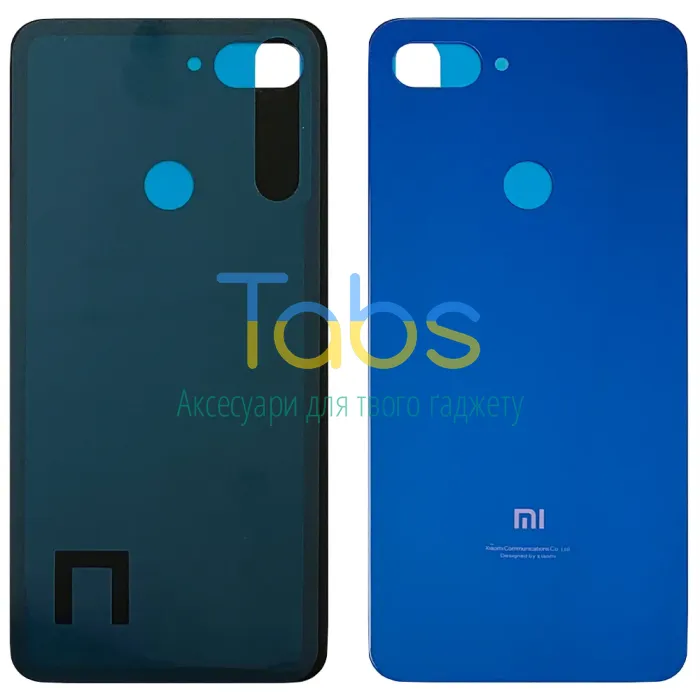 Задня кришка для Xiaomi Mi 8 Lite, Mi8 Lite, Mi 8X, M1808D2TG (синя) Original Quality - зображення 1