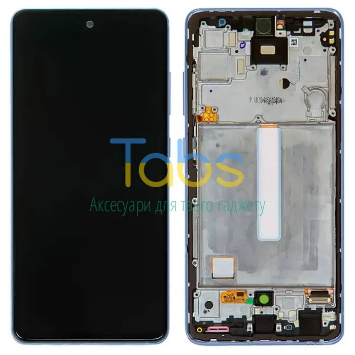 Дисплей для Samsung Galaxy A52 A526 A525 A528 з тачскріном (оригінал 100% із синьою рамкою) - зображення 1