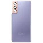 Задня кришка для Samsung Galaxy S21 5G G991B (фіолетова зі склом камери)