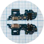 Шлейф Realme 8i RMX3151 з роз'ємами зарядки та навушників з мікрофоном - нижня плата High Quality