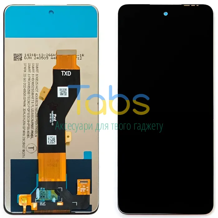Дисплей для Infinix Smart 8, Hot 40i | Tecno Spark 20 20C, Spark Go 2024 з тачскріном (TXDI660QCEPX-53 ) Original Quality - изображение 1