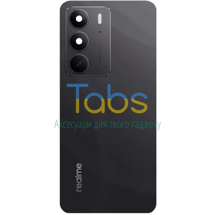 Задня кришка для Realme C75 4G RMX3941 (чорна зі склом камери) Original Quality - зображення 2