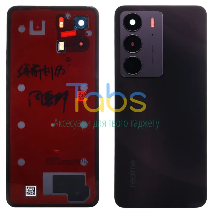 Задня кришка для Realme C75 4G RMX3941 (чорна зі склом камери) Original Quality - зображення 1