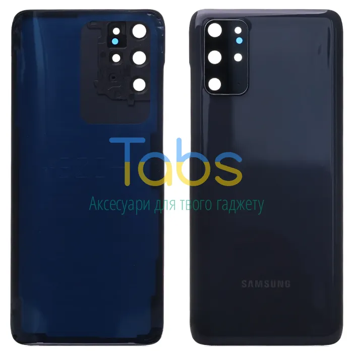 Задня кришка для Samsung Galaxy S20+ Plus G985F (сіра зі склом камери) Original Quality - зображення 1