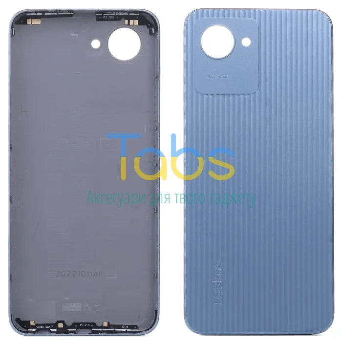 Задня кришка для Realme C30 (блакитна) Original Quality - зображення 1